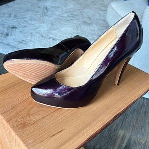 Dolce vita patent purple pumps